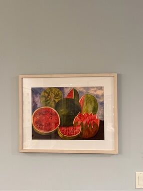 Framed Frida Kahlo Viva La Vida Print